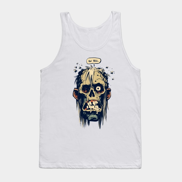 AW HELL. Tank Top by BLITZ CADET 